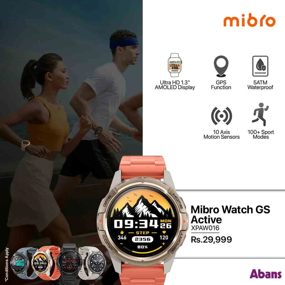 Mibro Watch GS Active campaign